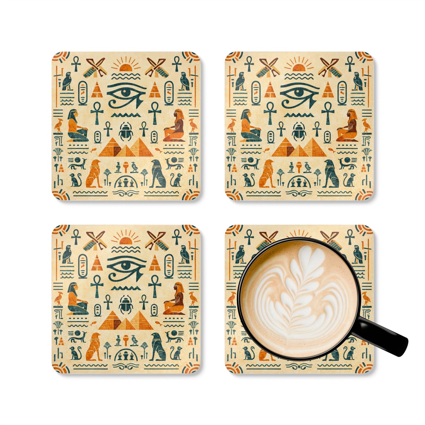 Coaster Set — Ancient Kemet IV