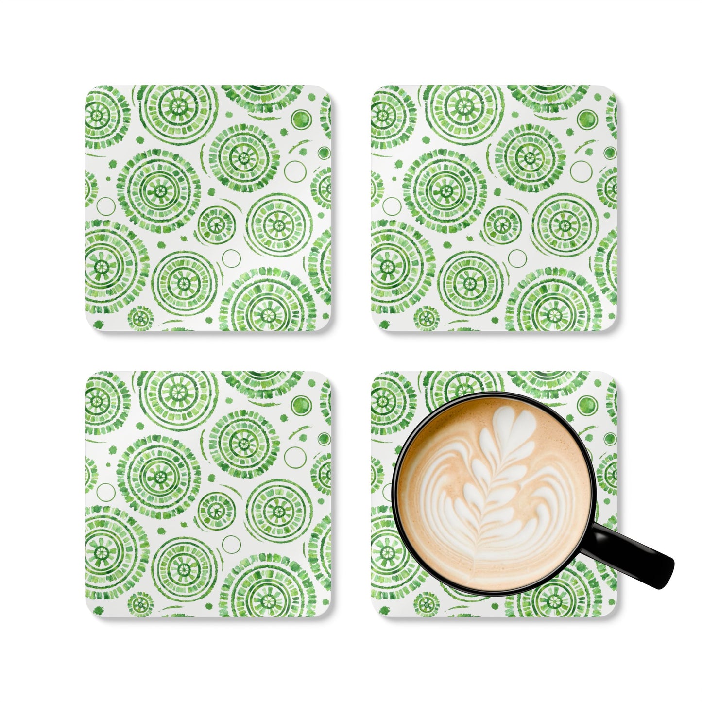 Coaster Set — Heritage Green
