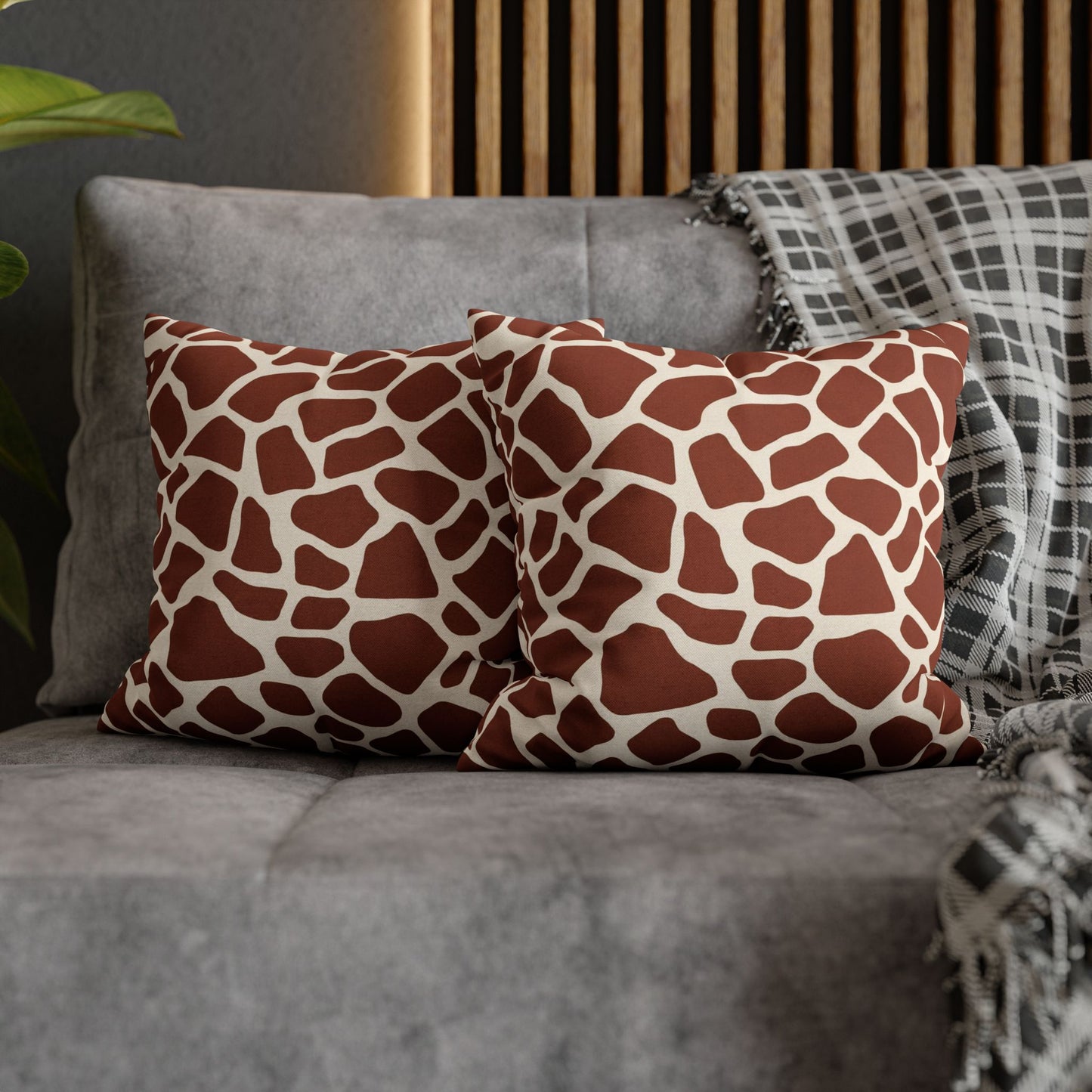 Spun Square Pillow — Abstract Accent VI