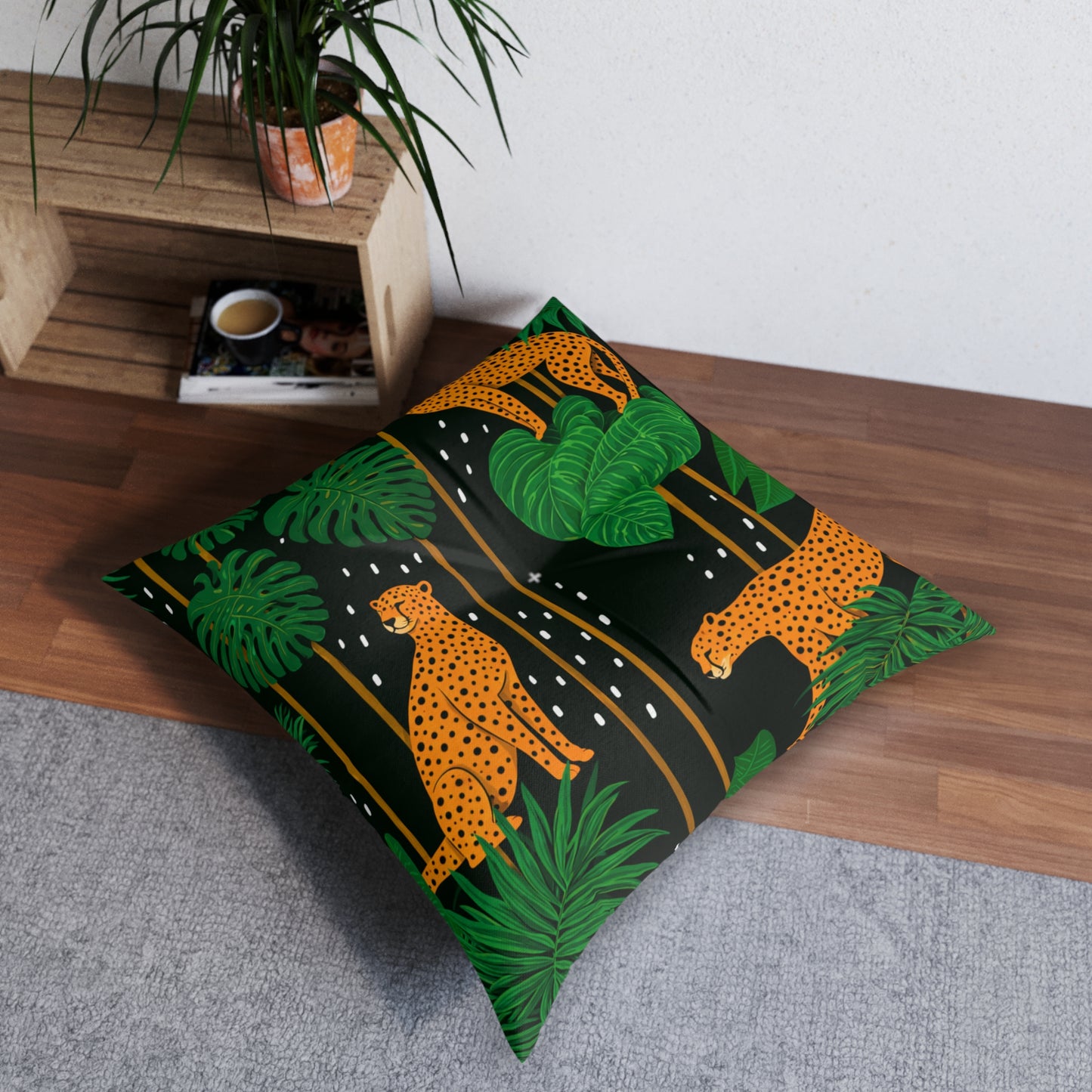 Floor Pillow — Leopards
