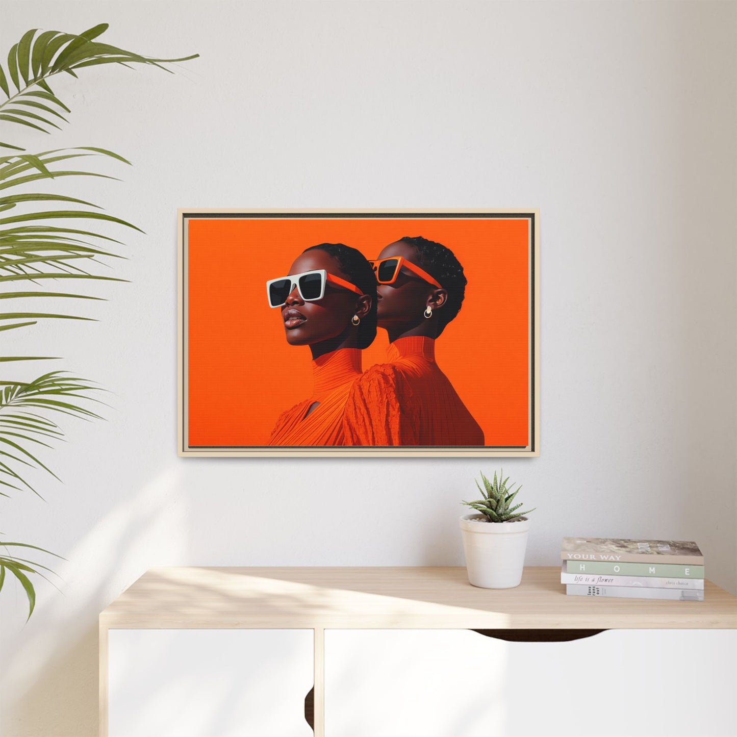 Framed Canvas Print — Soul Fire No. 1