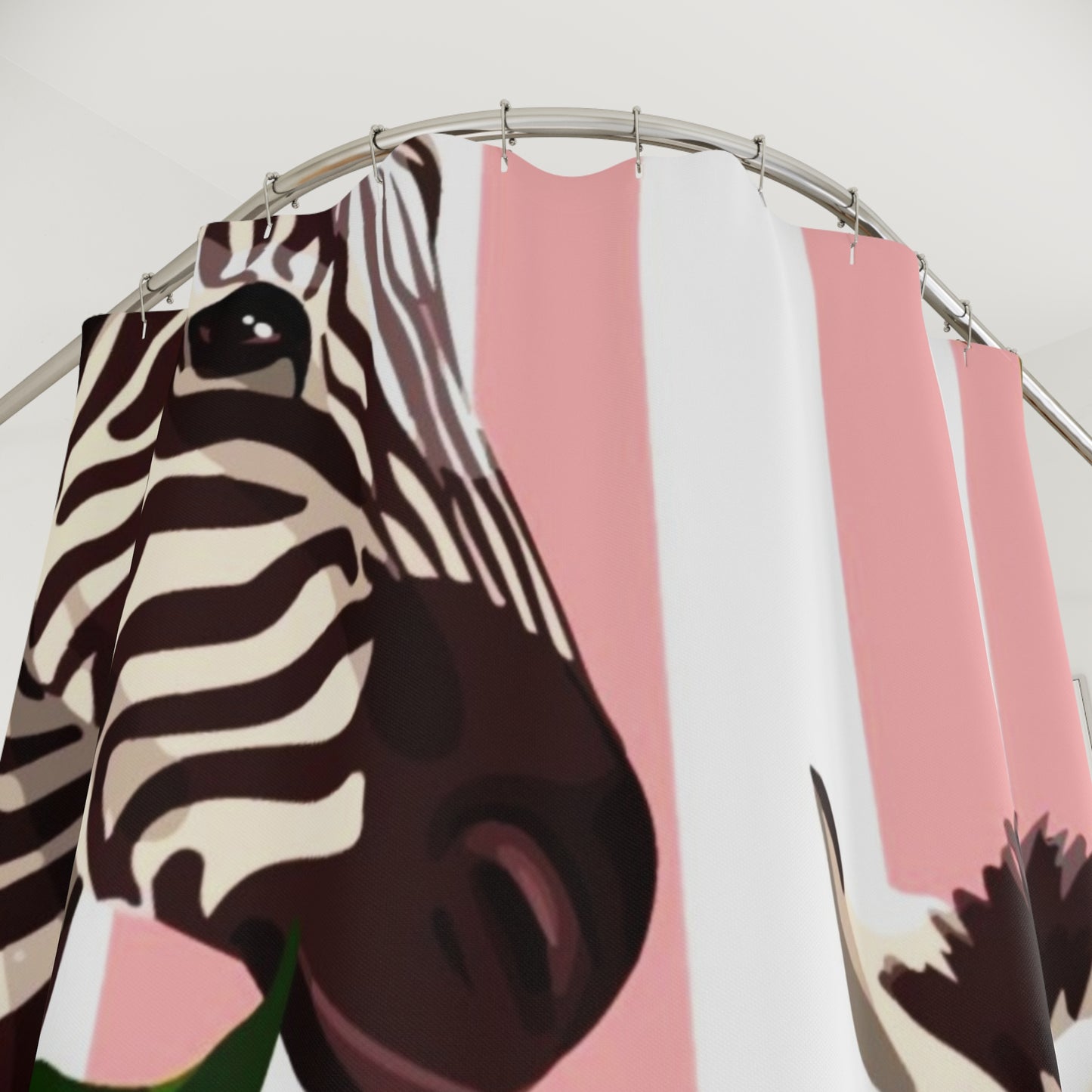Shower Curtain — Zebra Pair