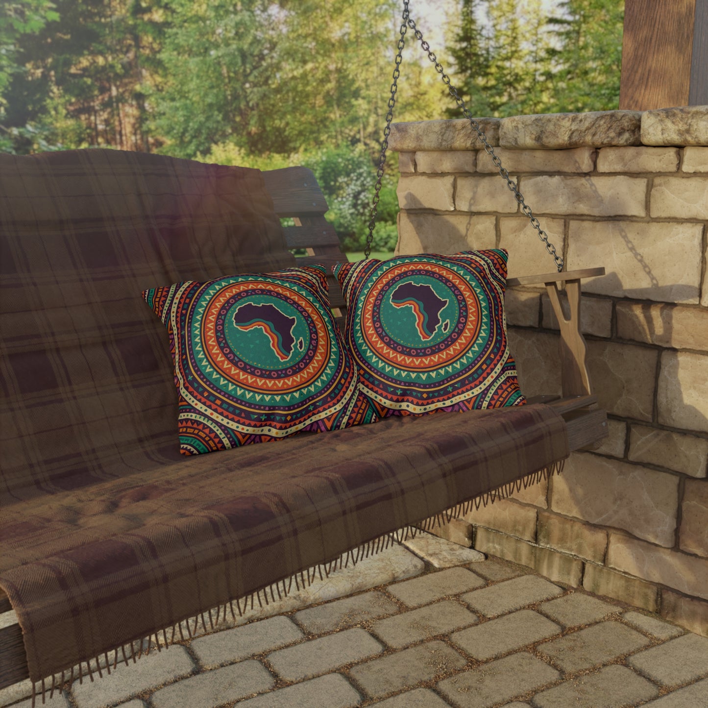Outdoor Pillow — Heart of Afrika II