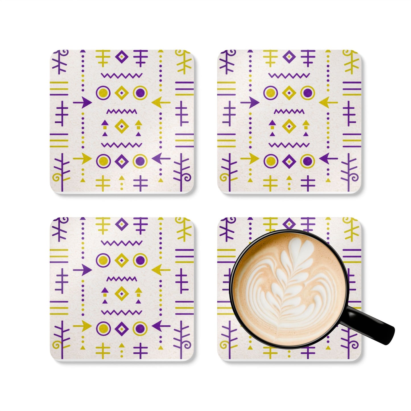 Coaster Set — Afro Aurum