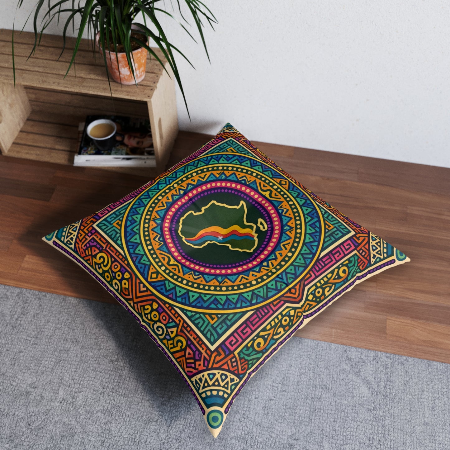 Floor Pillow — Heart of Afrika III