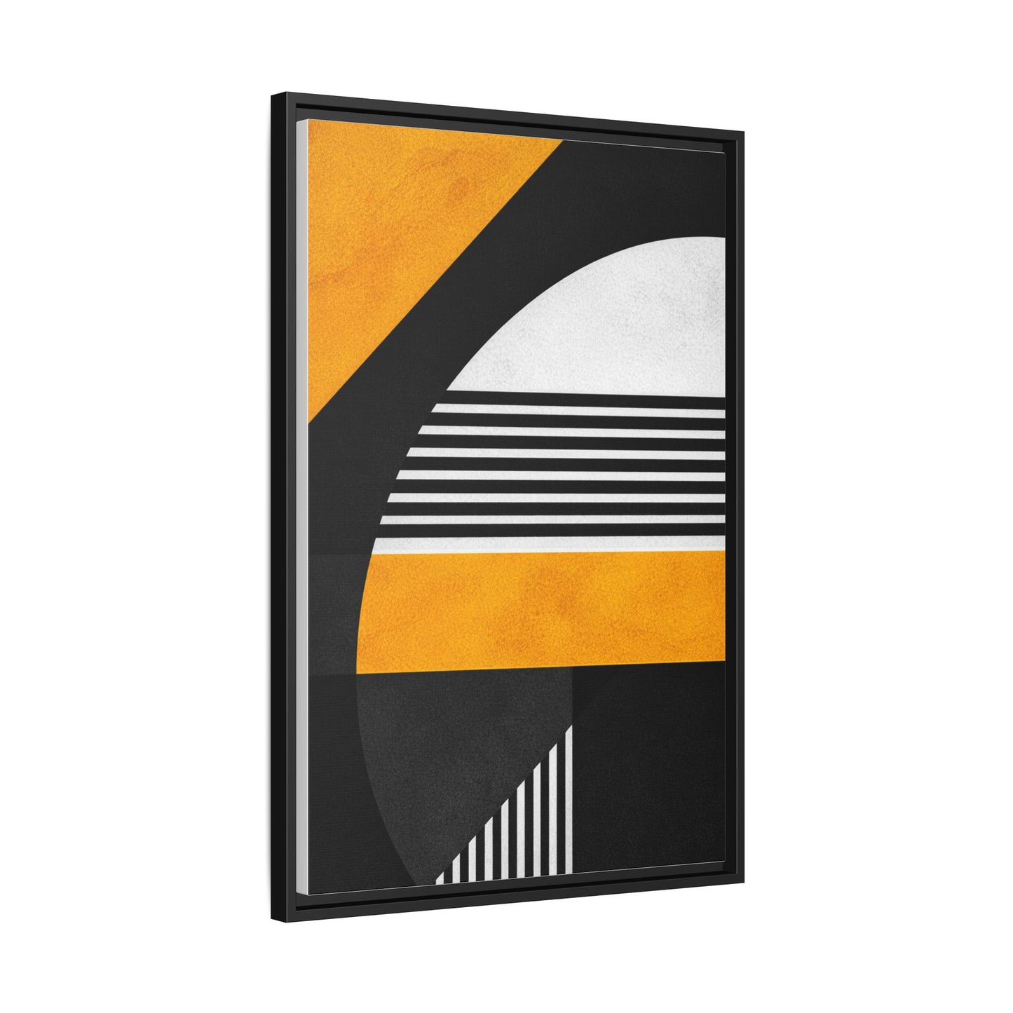 Framed Canvas Print — Afro Modern Geometric No. 3