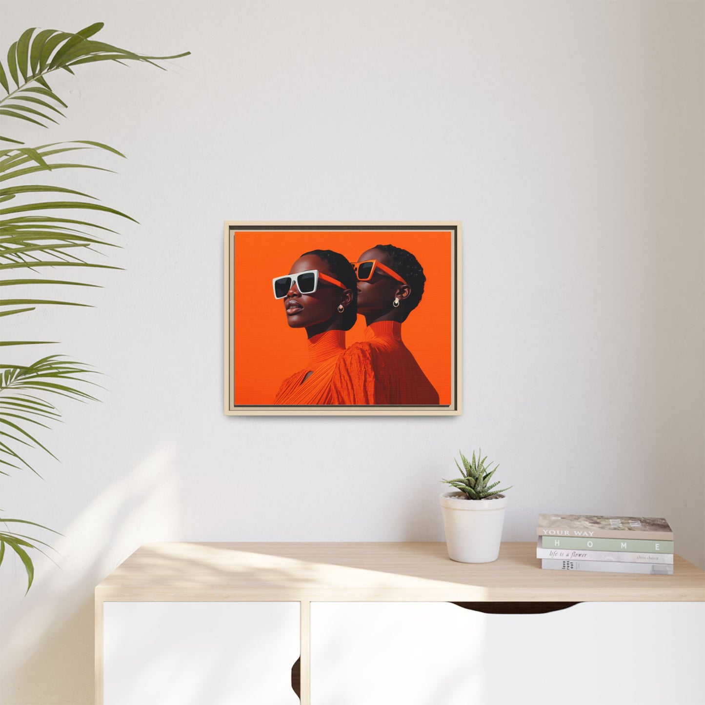Framed Canvas Print — Soul Fire No. 1