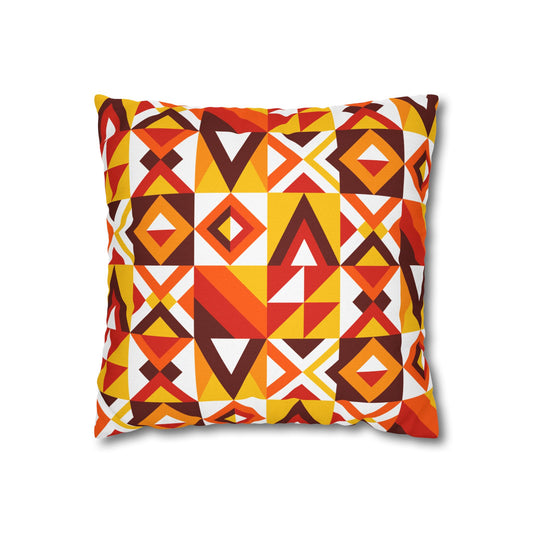 Spun Square Pillow — Abstract Accent III