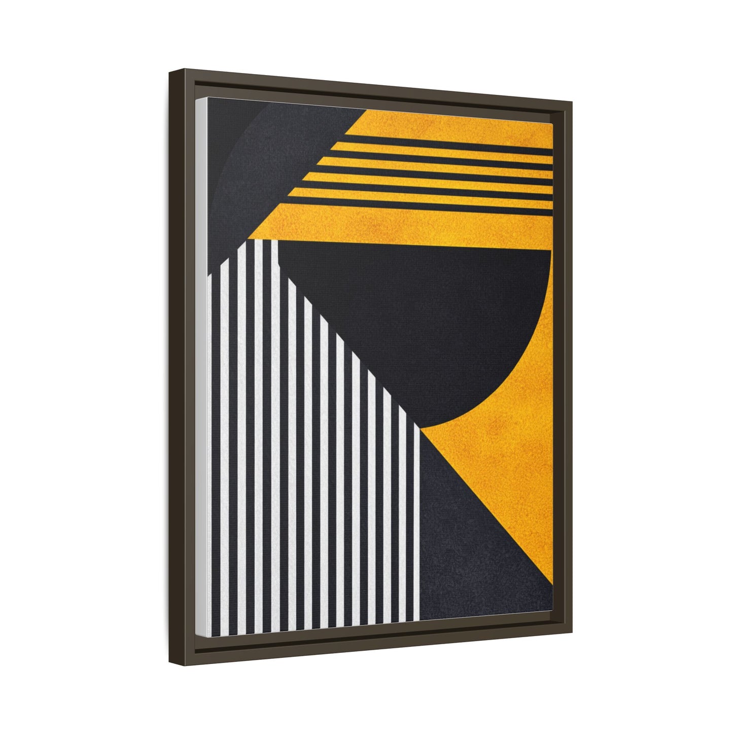 Framed Canvas Print — Afro Modern Geometric No. 1