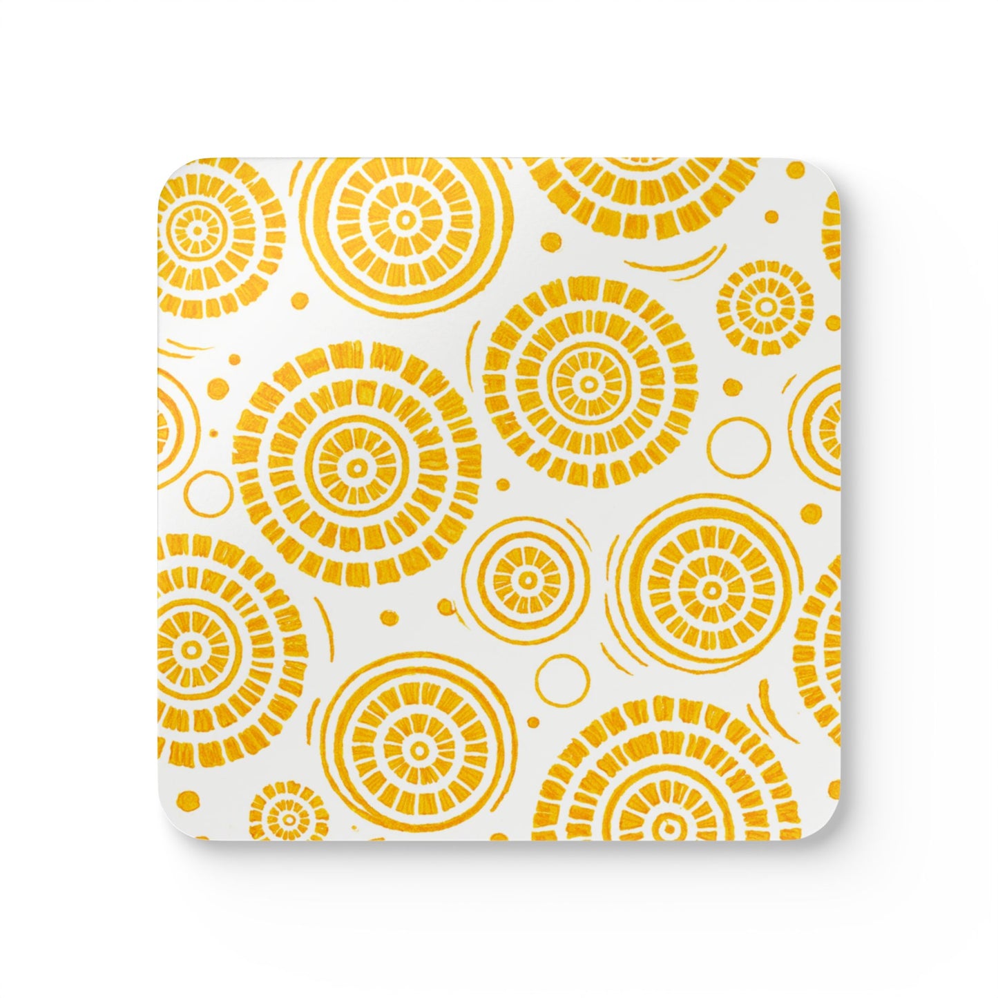 Coaster Set — Heritage Yellow