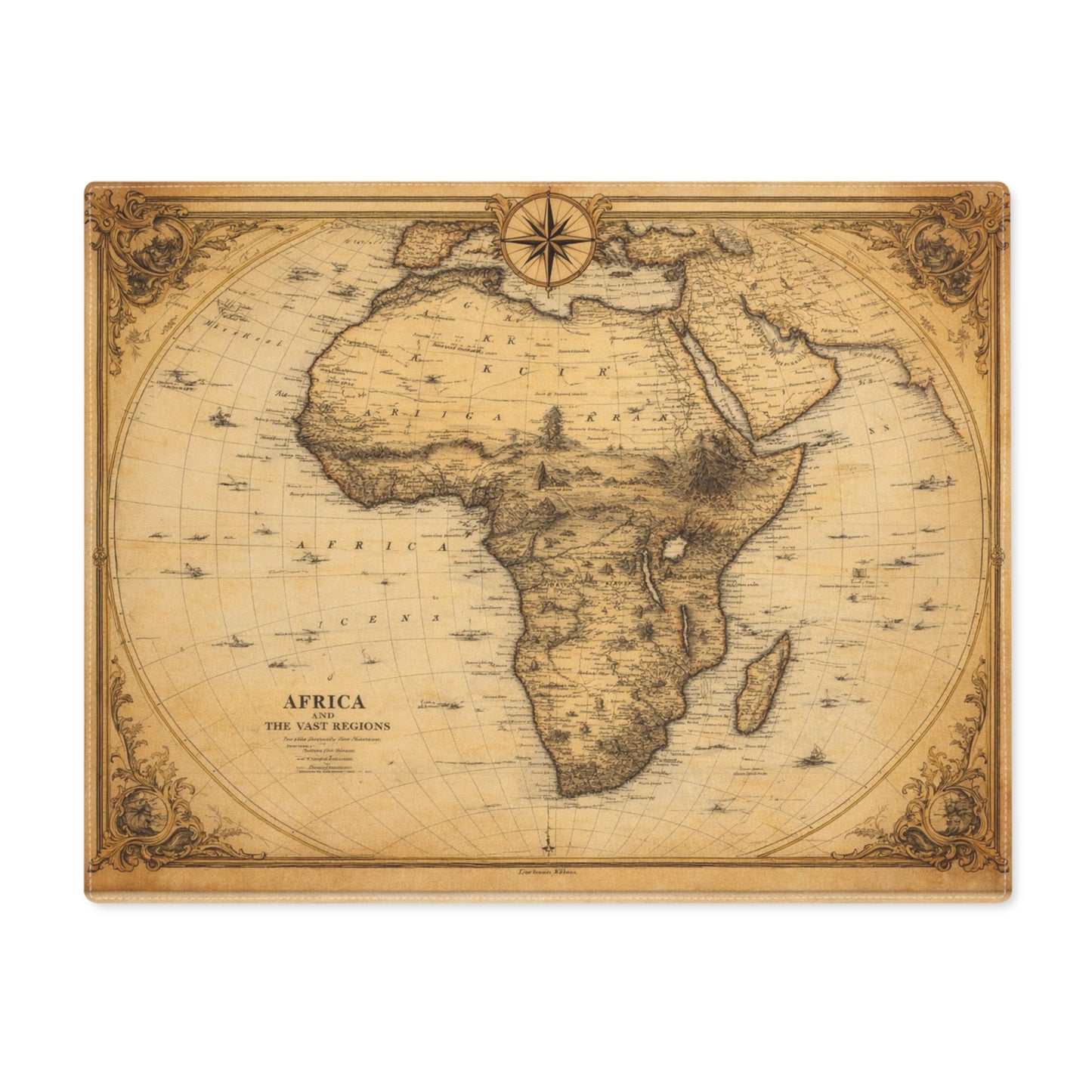 Table Mat — Cartography Afrika III