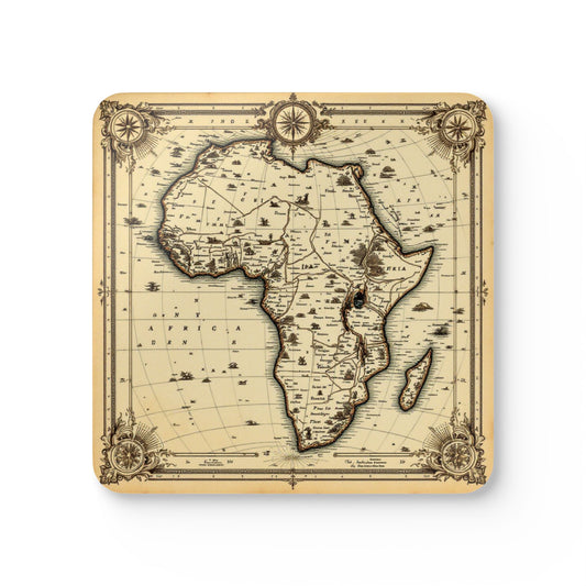 Coaster Set — Cartography Afrika III