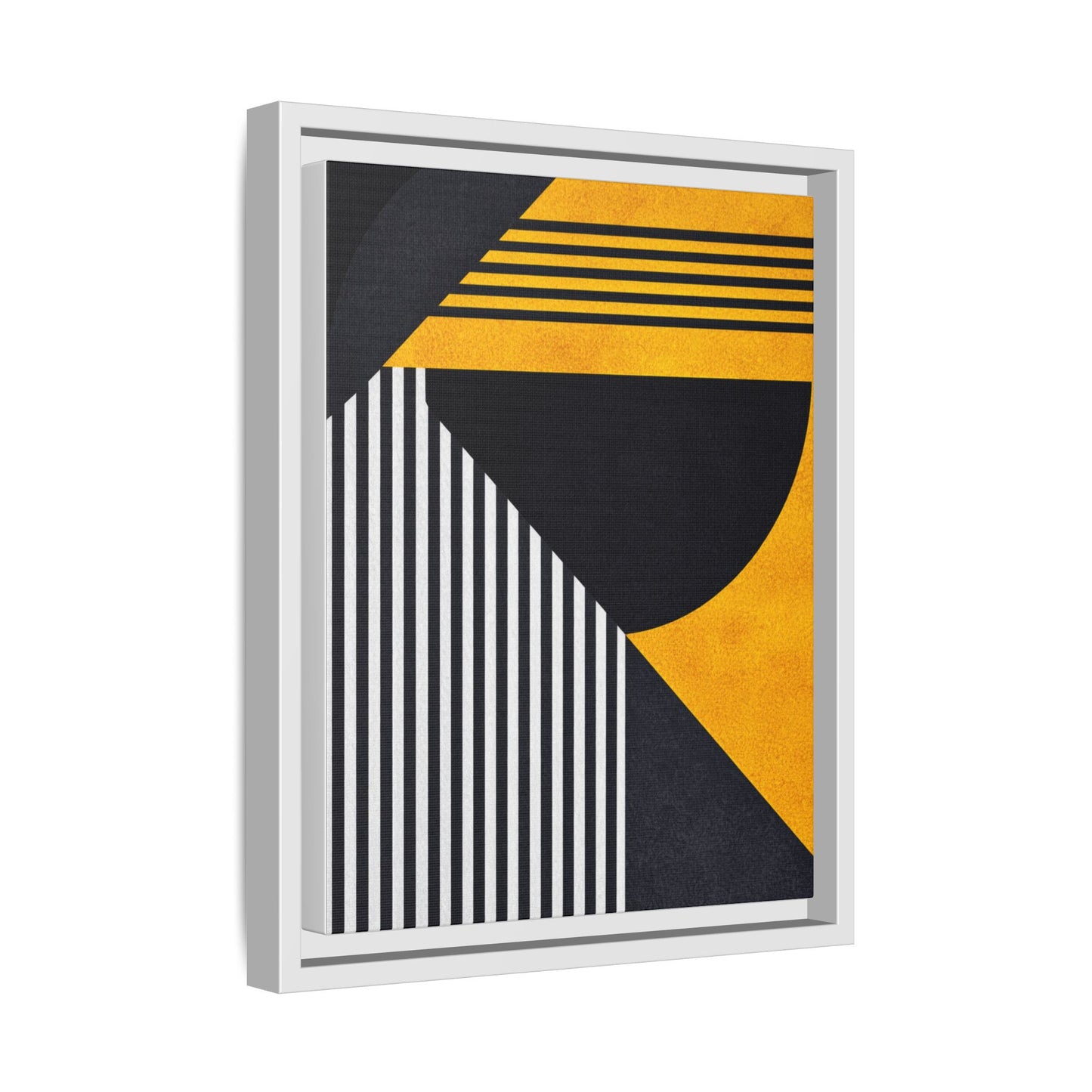 Framed Canvas Print — Afro Modern Geometric No. 1