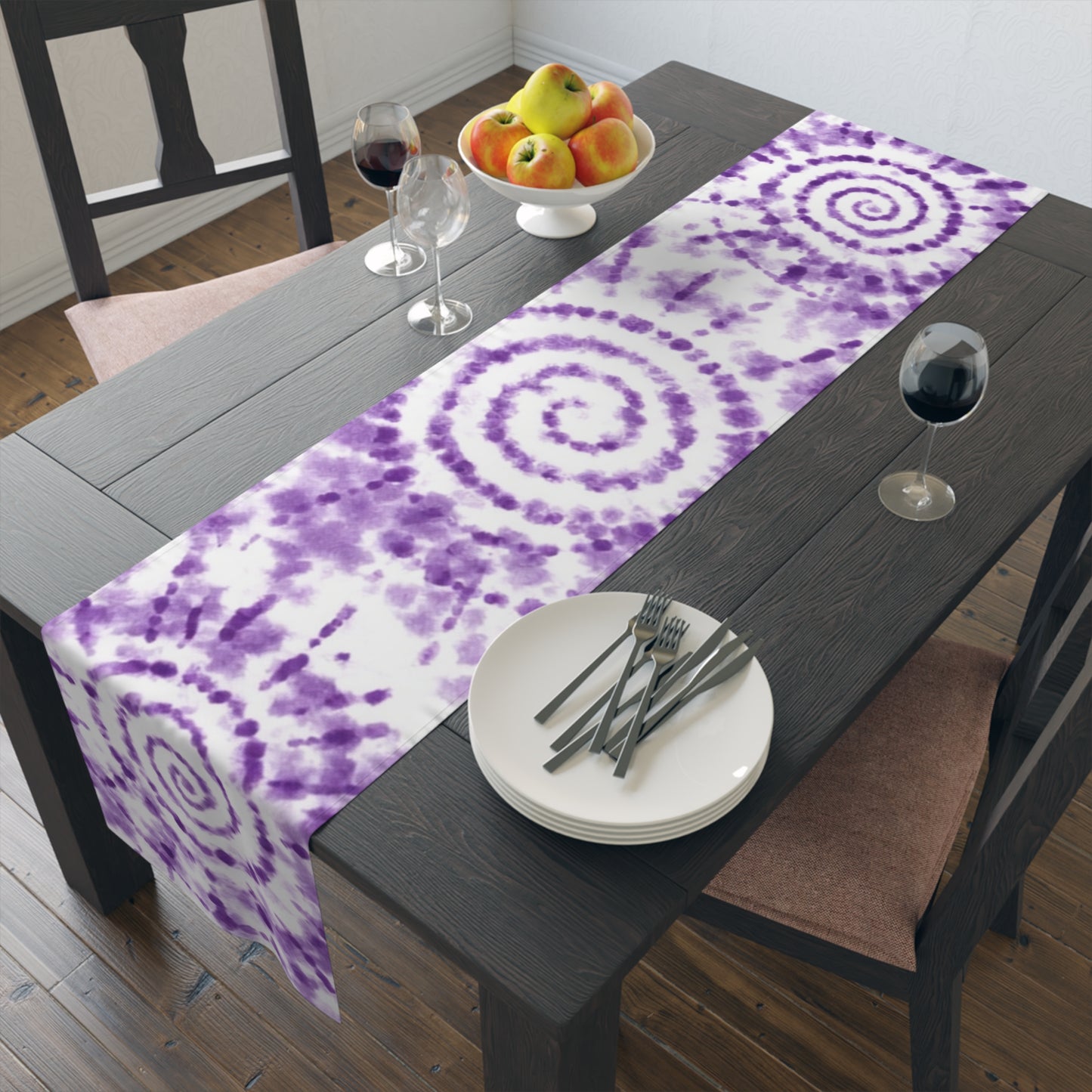 Table Runner — Adire Purple