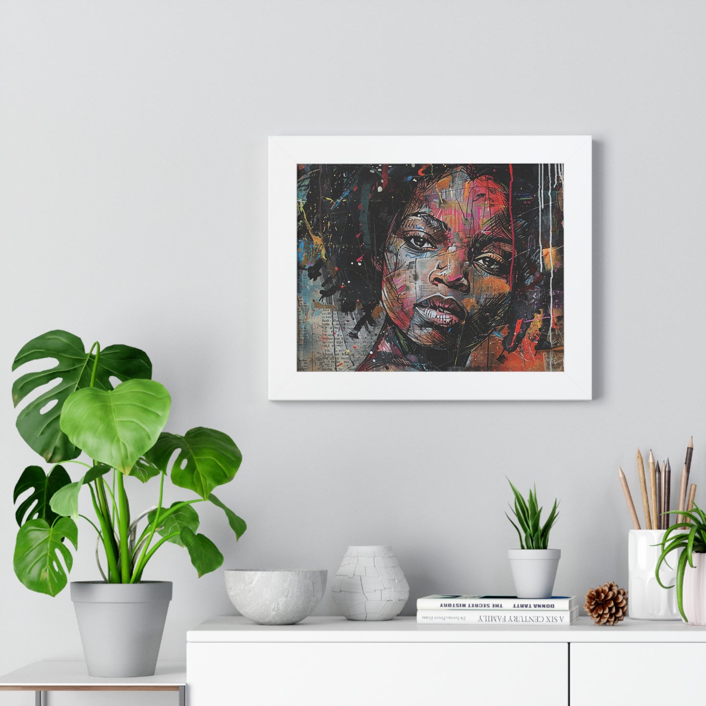 Framed Art Print – Paper Looks No. 2