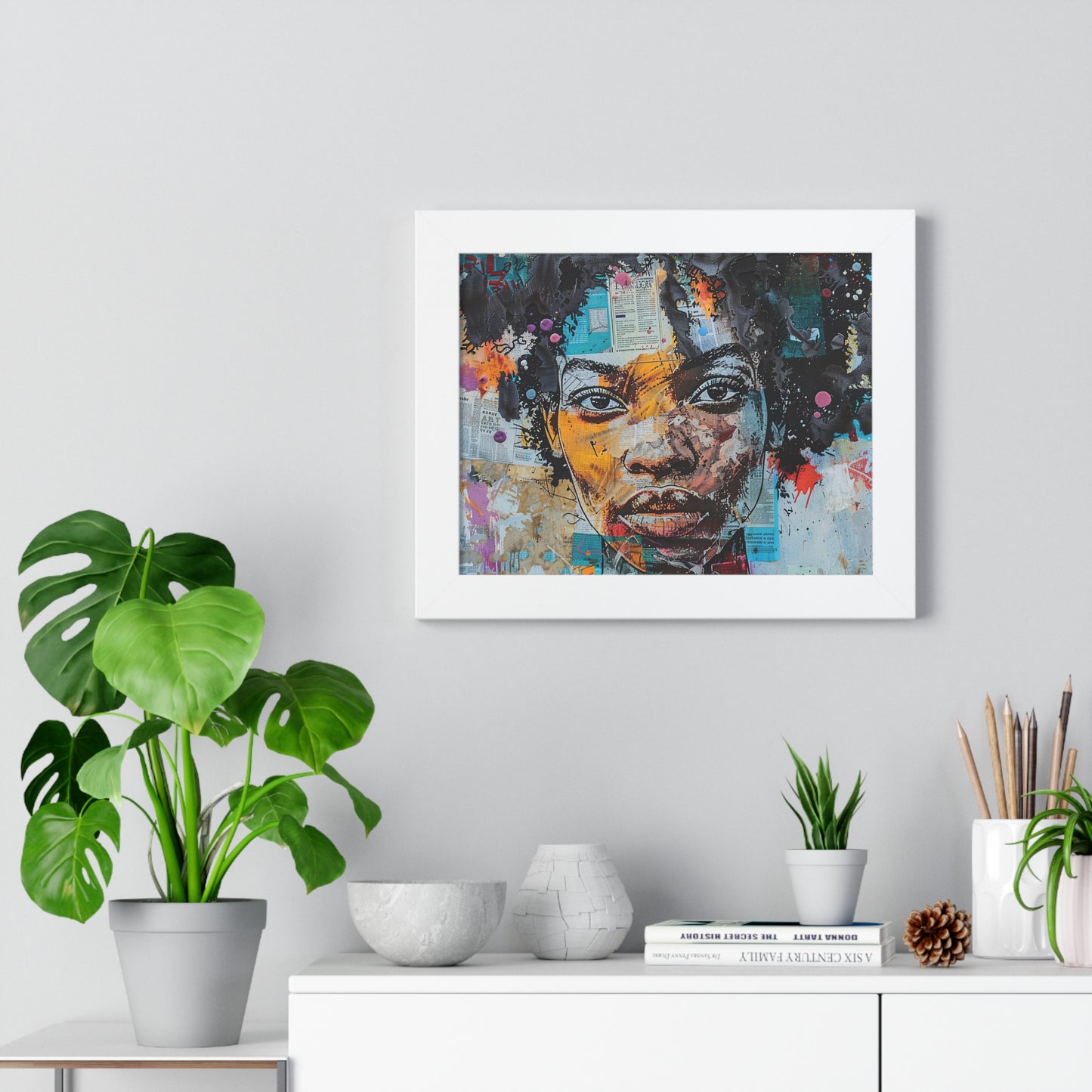 Framed Art Print – Paper Looks No. 1