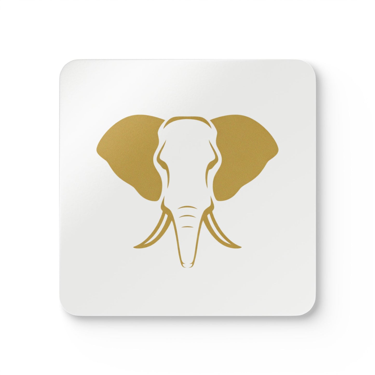 Cork Coaster Set — Elephant