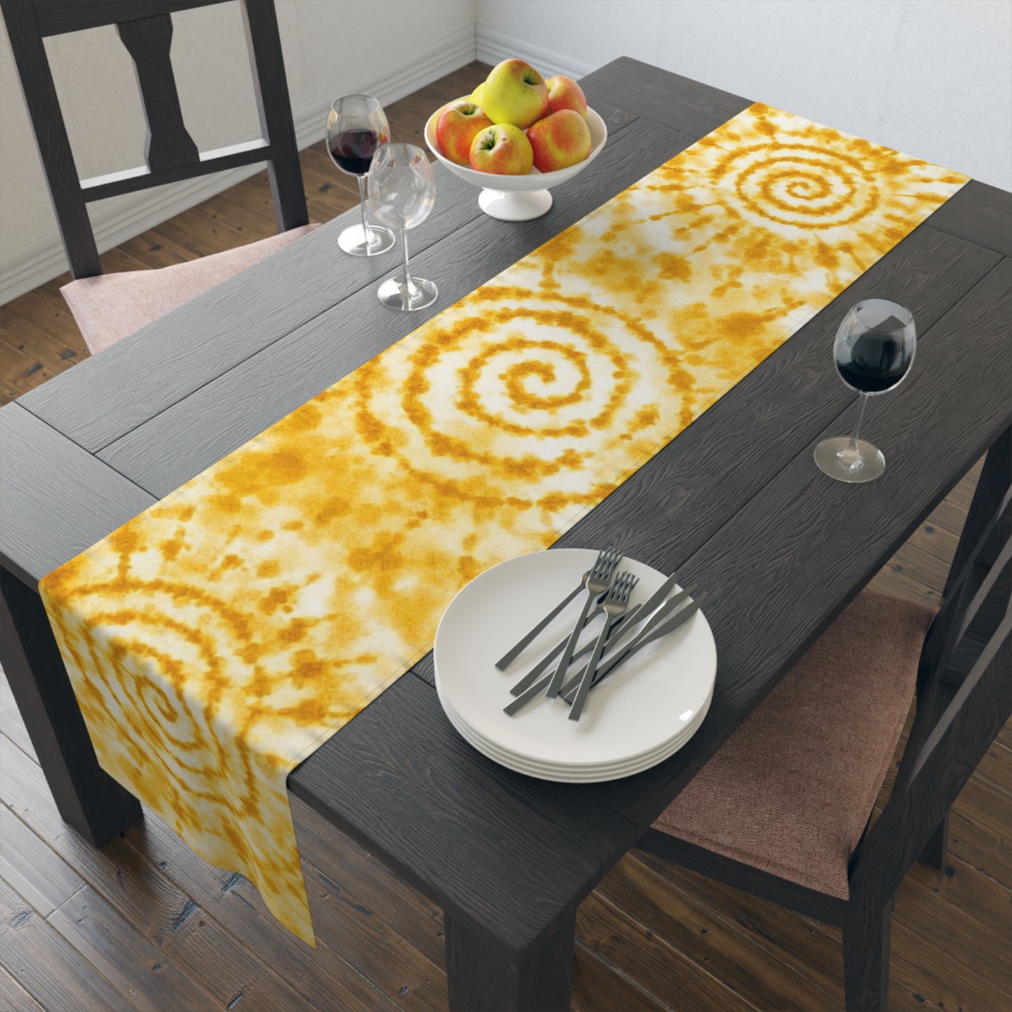 Table Runner — Adire Yellow