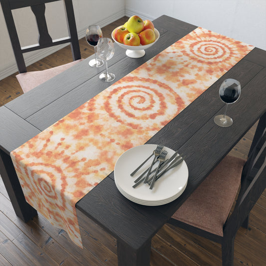 Table Runner — Adire Orange
