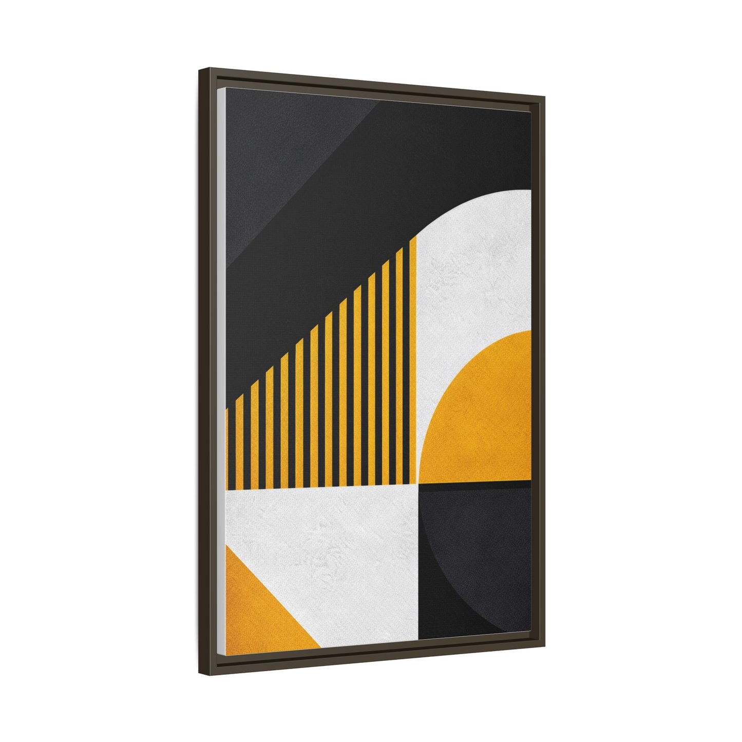 Framed Canvas Print — Afro Modern Geometric No. 4