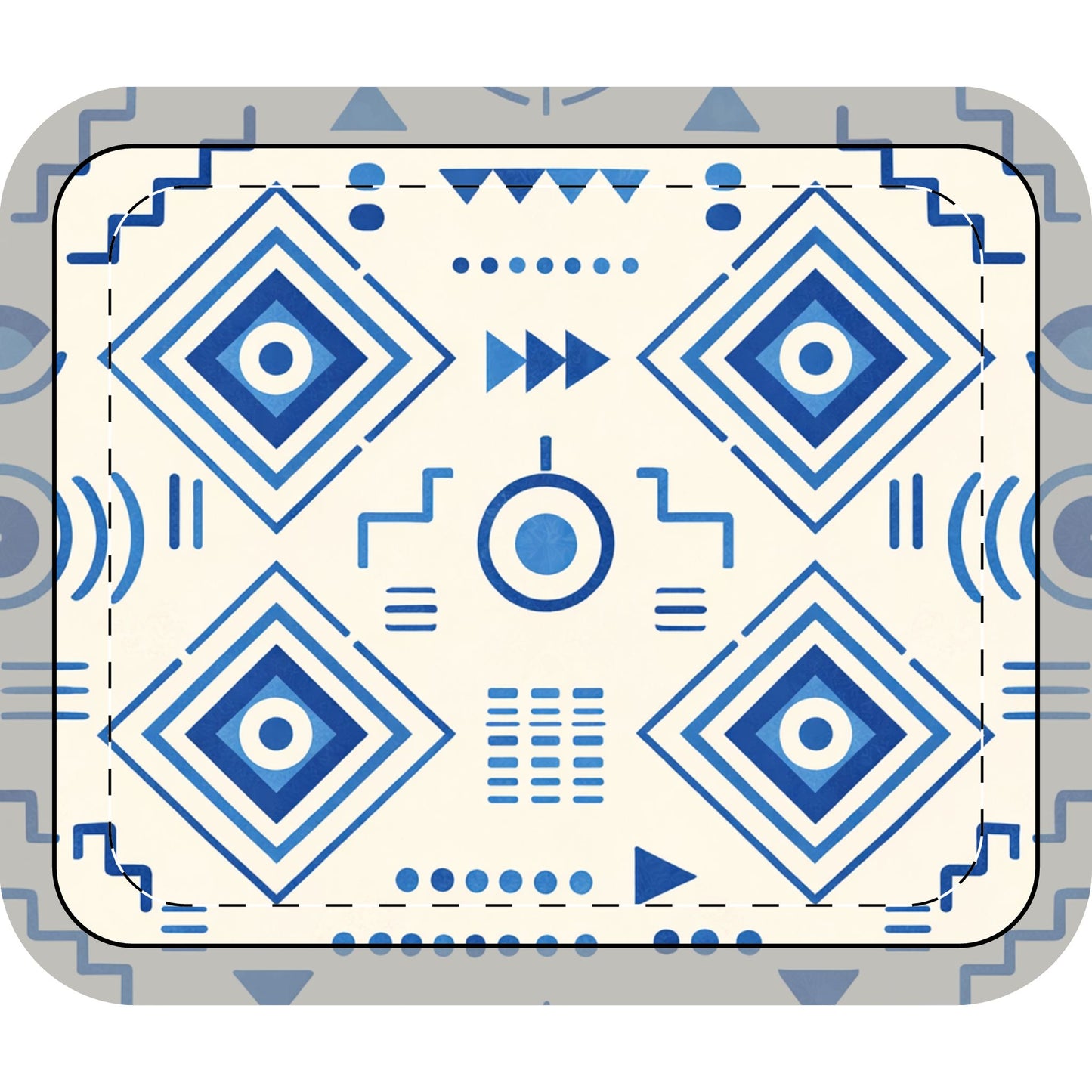 Table Mat — Afro Blue