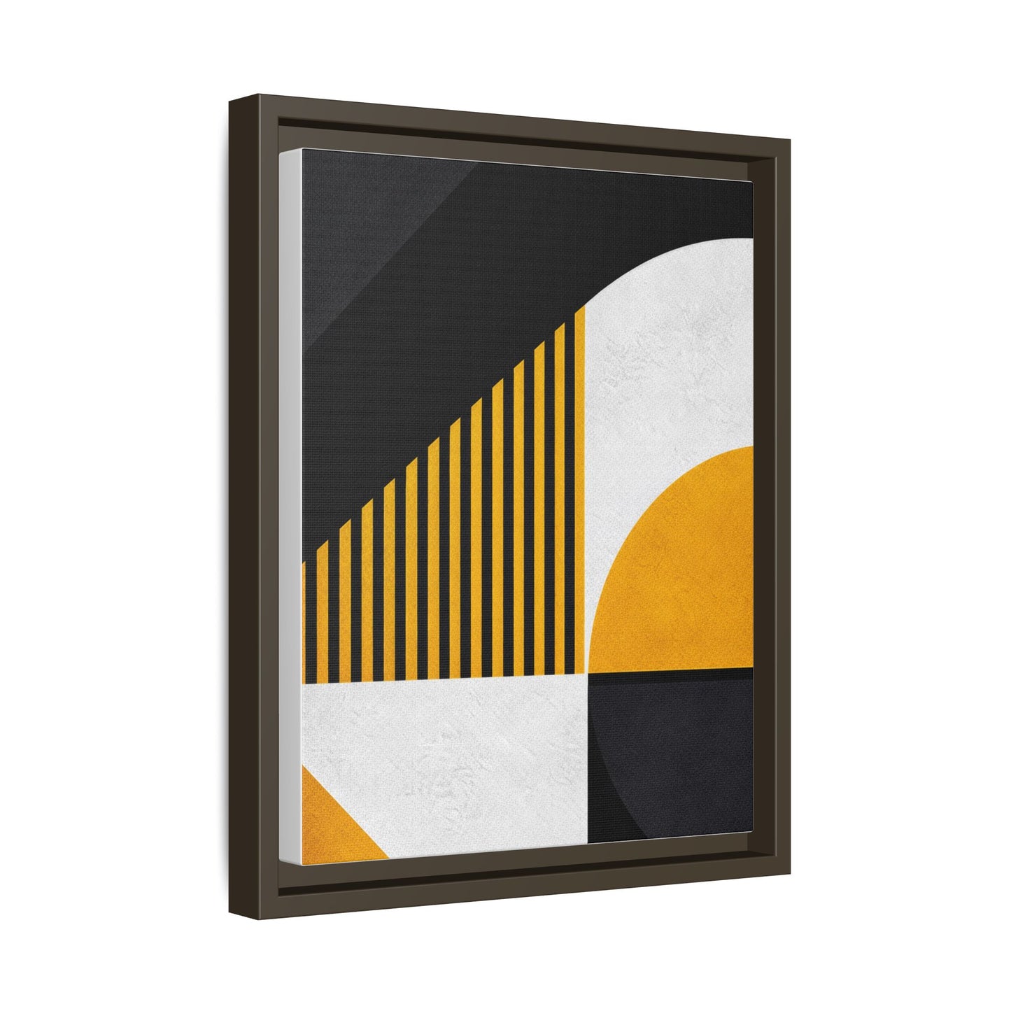 Framed Canvas Print — Afro Modern Geometric No. 4