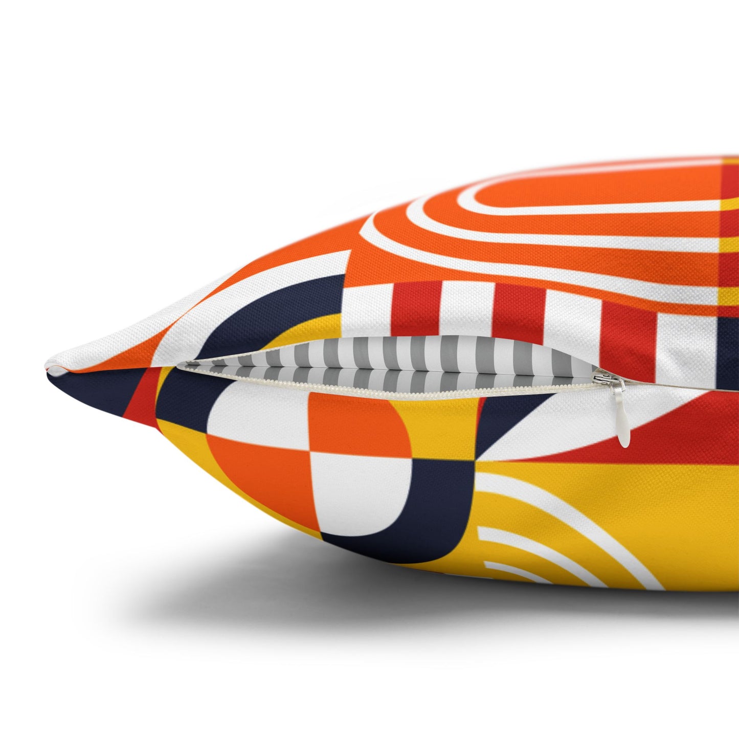 Spun Square Pillow — Abstract Accent I