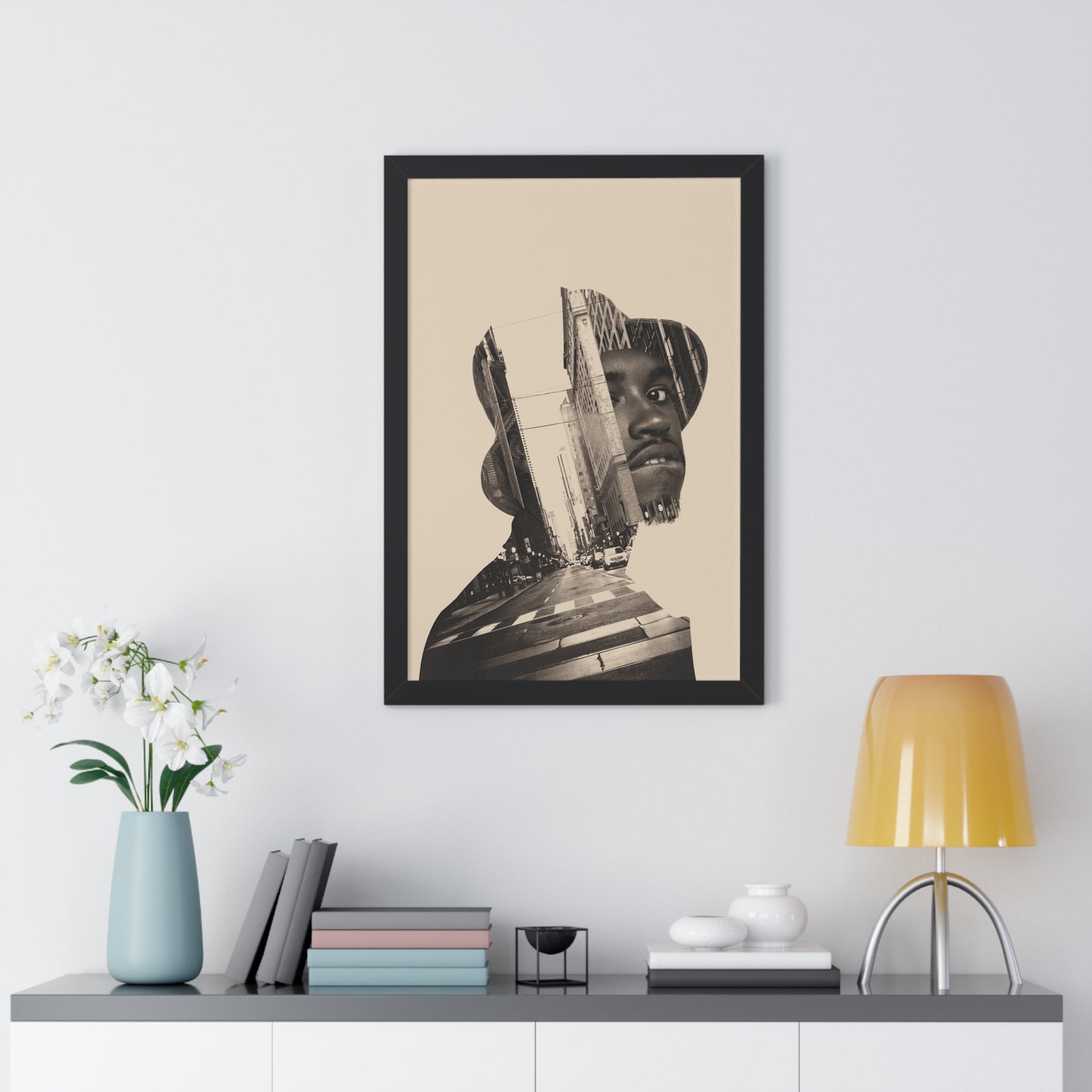 Framed Print — Portrait of Young Man with Cap No. 1