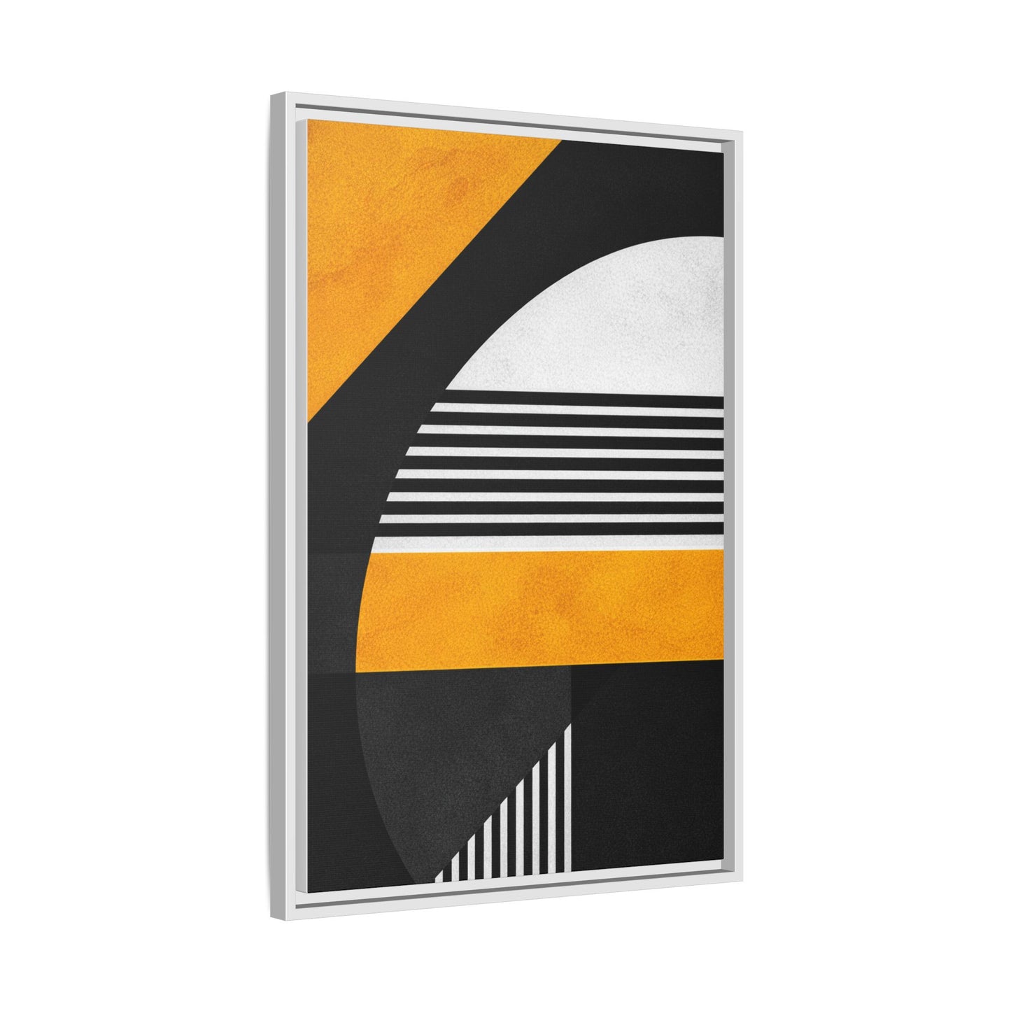 Framed Canvas Print — Afro Modern Geometric No. 3