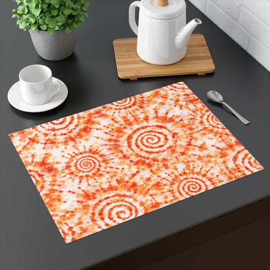 Table Mat — Adire Orange