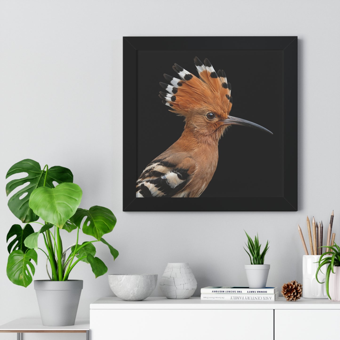 Framed Art Print – Afrikan Hoopoe In Colour