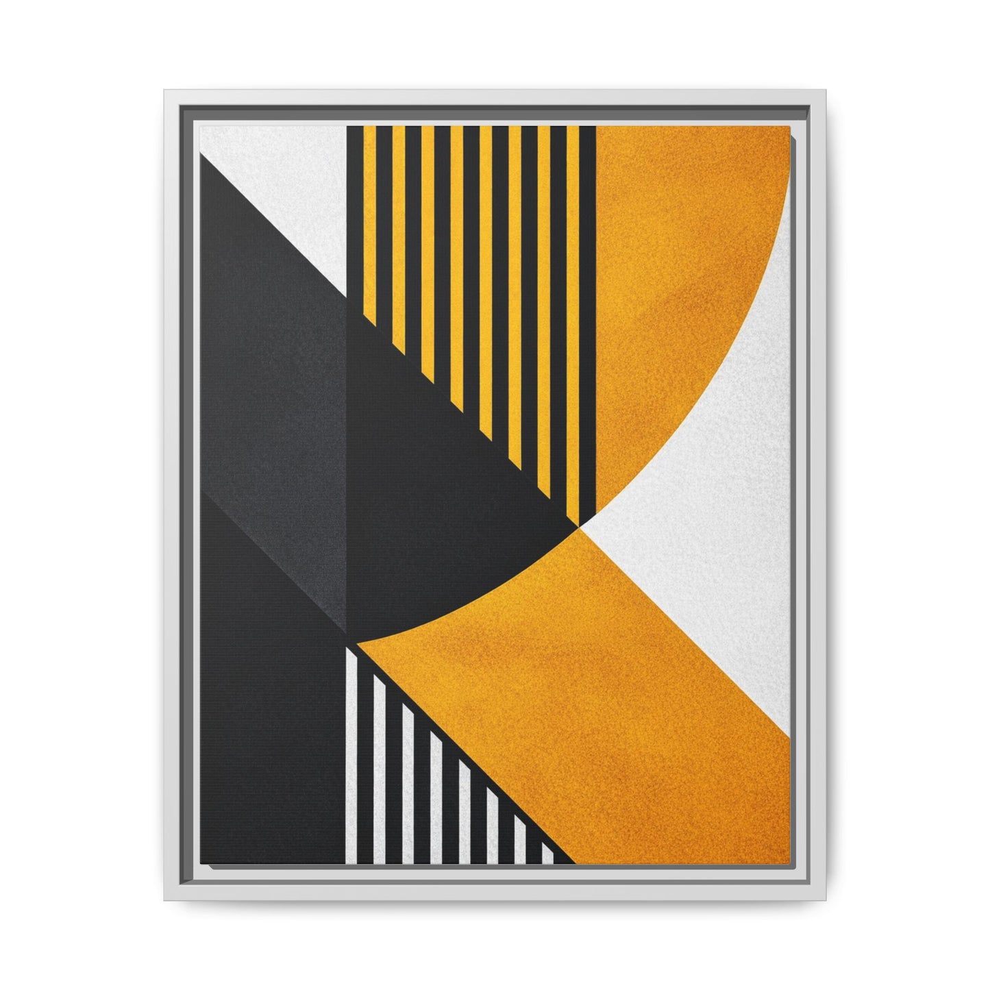 Framed Canvas Print — Afro Modern Geometric No. 2