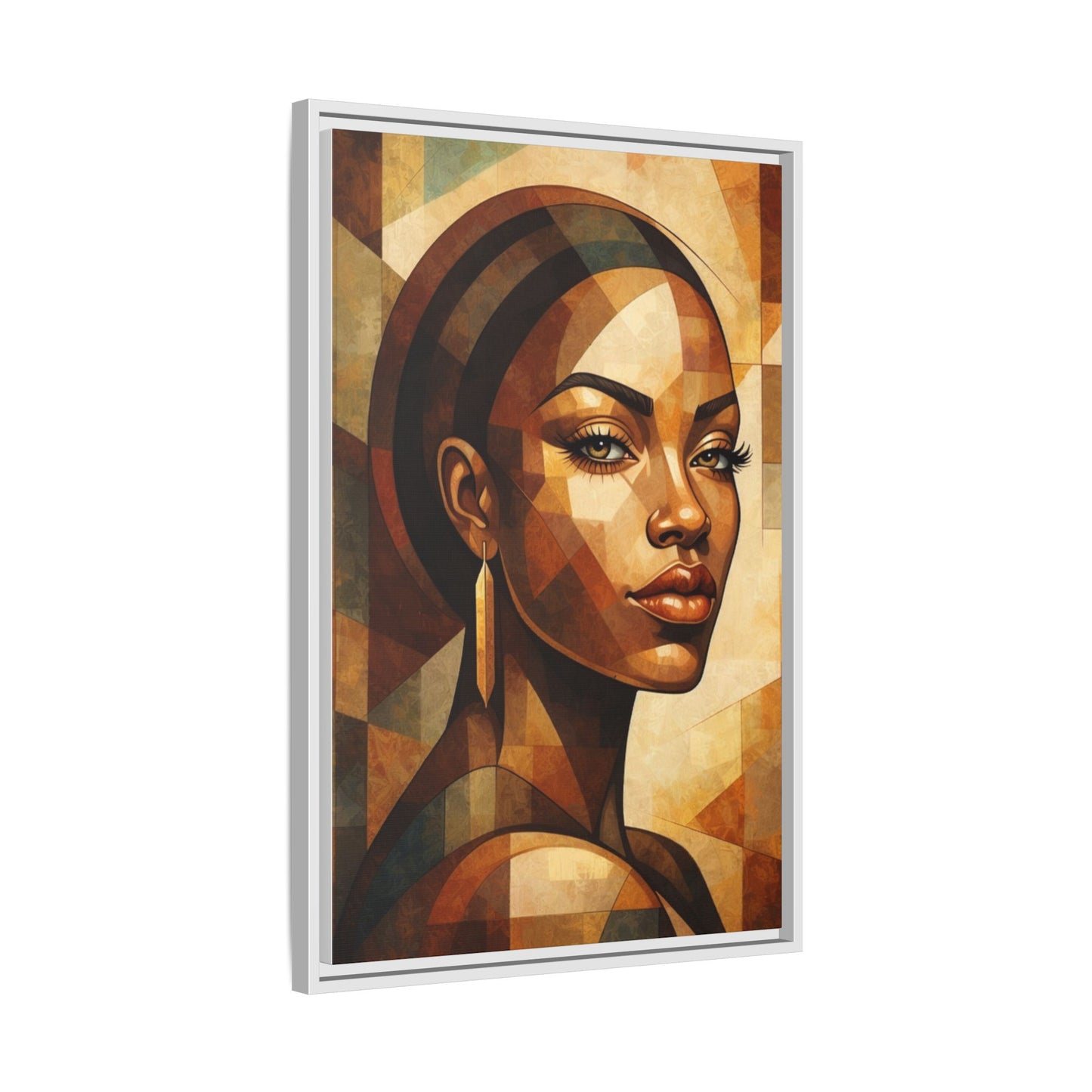 Framed Canvas Print — Brown Beauty No. 2