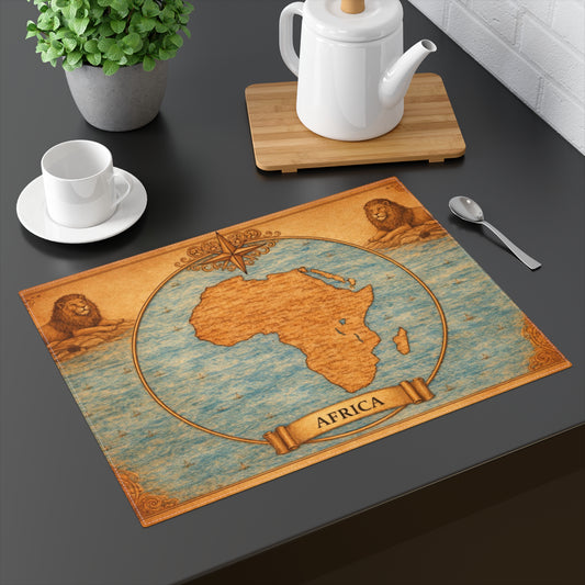 Table Mat — Cartography Afrika - Lion
