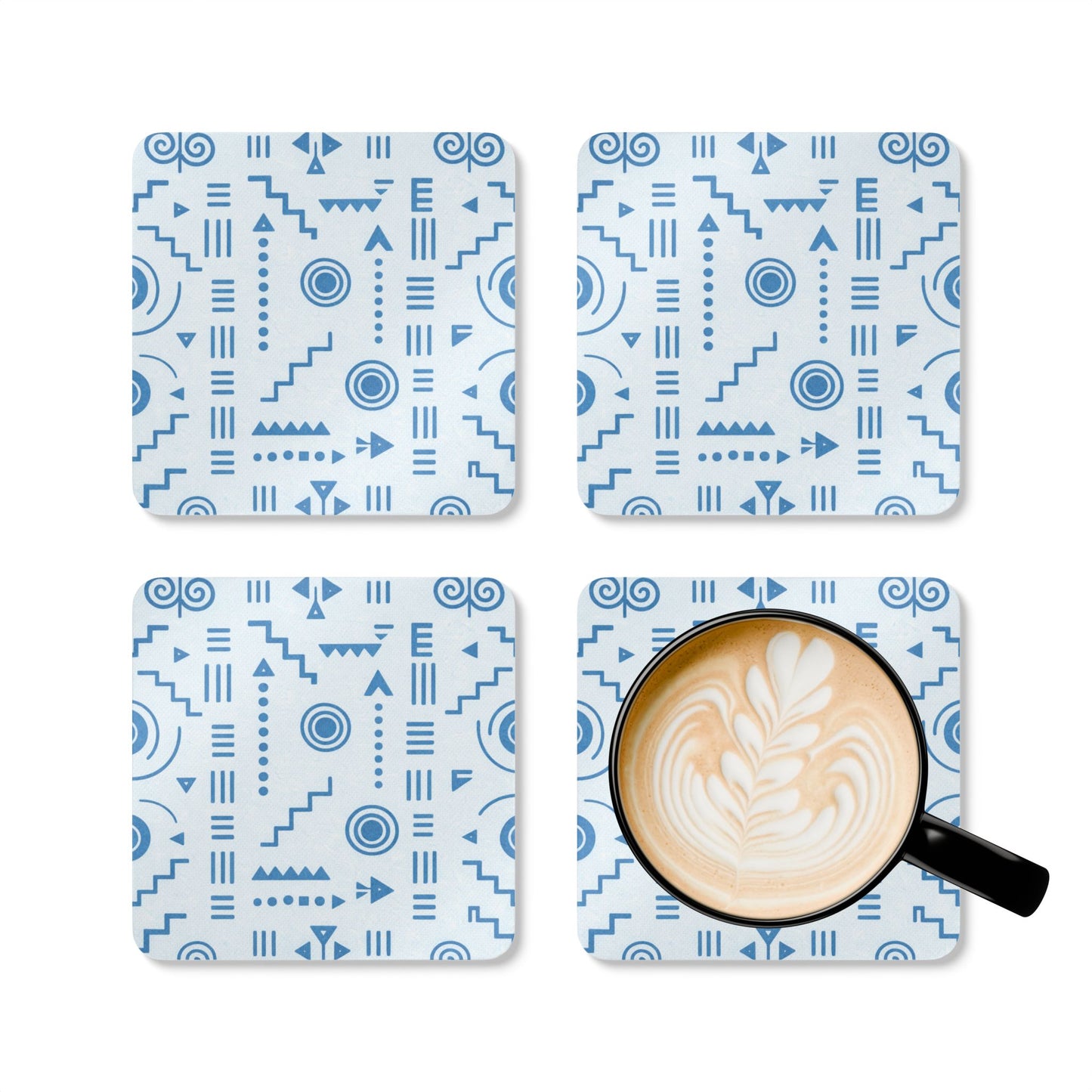 Coaster Set — Afro Blue I