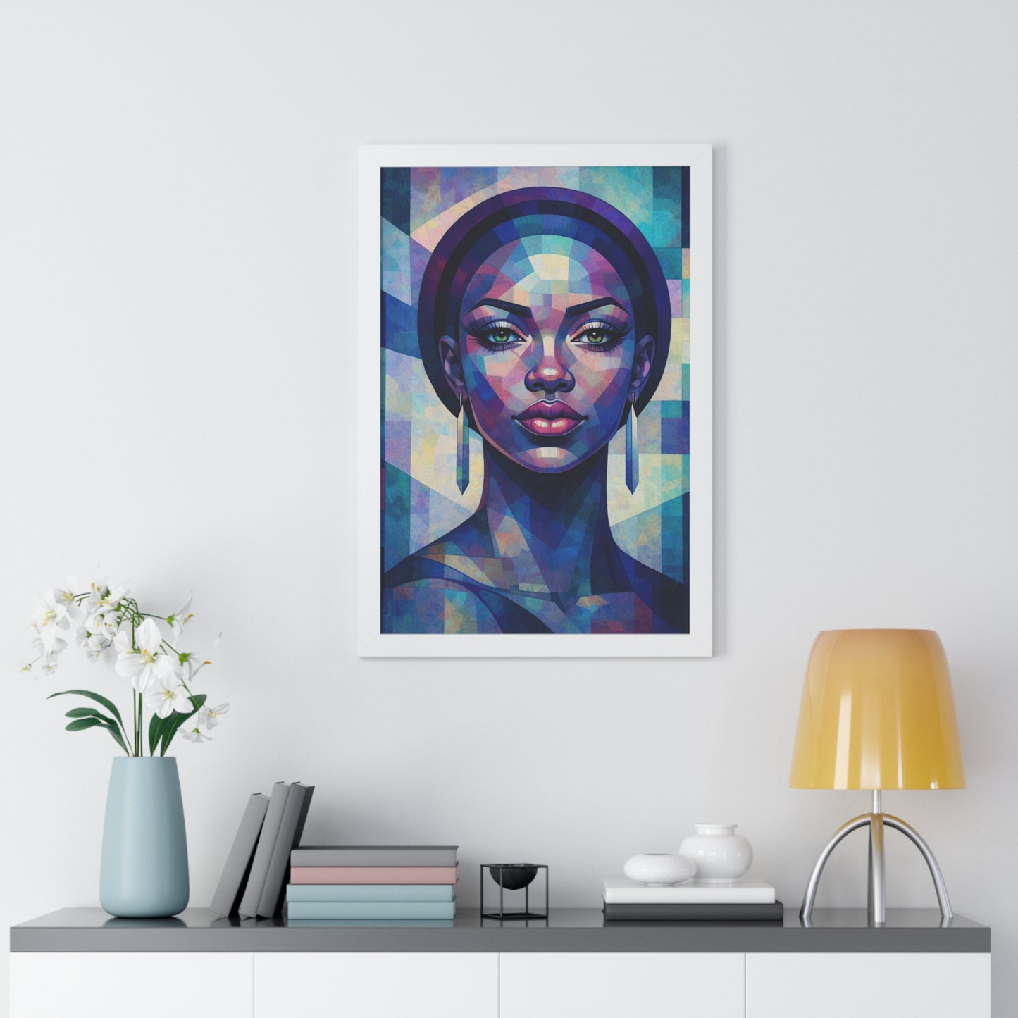 Framed Print — Blue Beauty No. 1