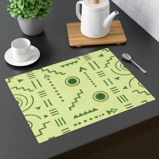Table Mat — Afro Green