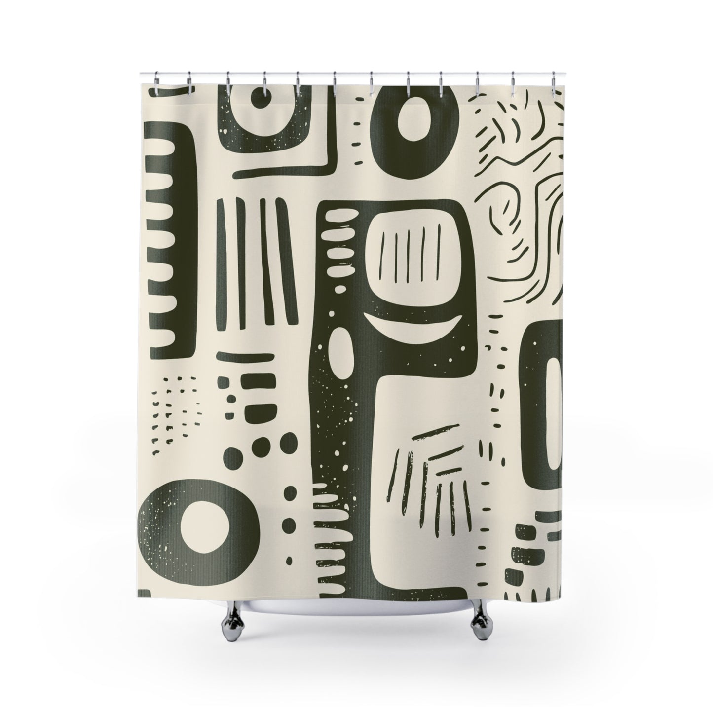 Shower Curtain — Abstract Figure