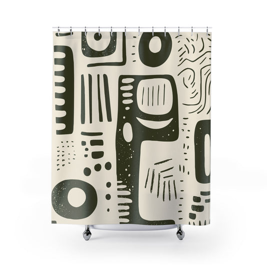 Shower Curtain — Abstract Figure