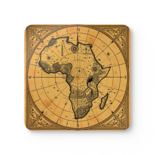 Coaster Set — Cartography Afrika IV
