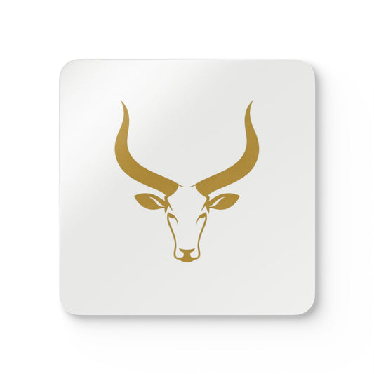 Cork Coaster Set — Ankole Cow