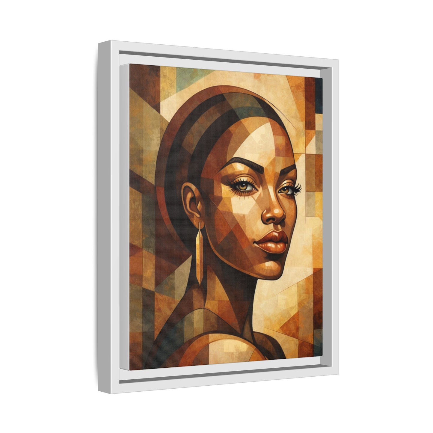 Framed Canvas Print — Brown Beauty No. 2
