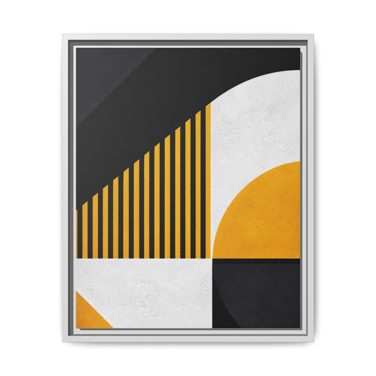 Framed Canvas Print — Afro Modern Geometric No. 4