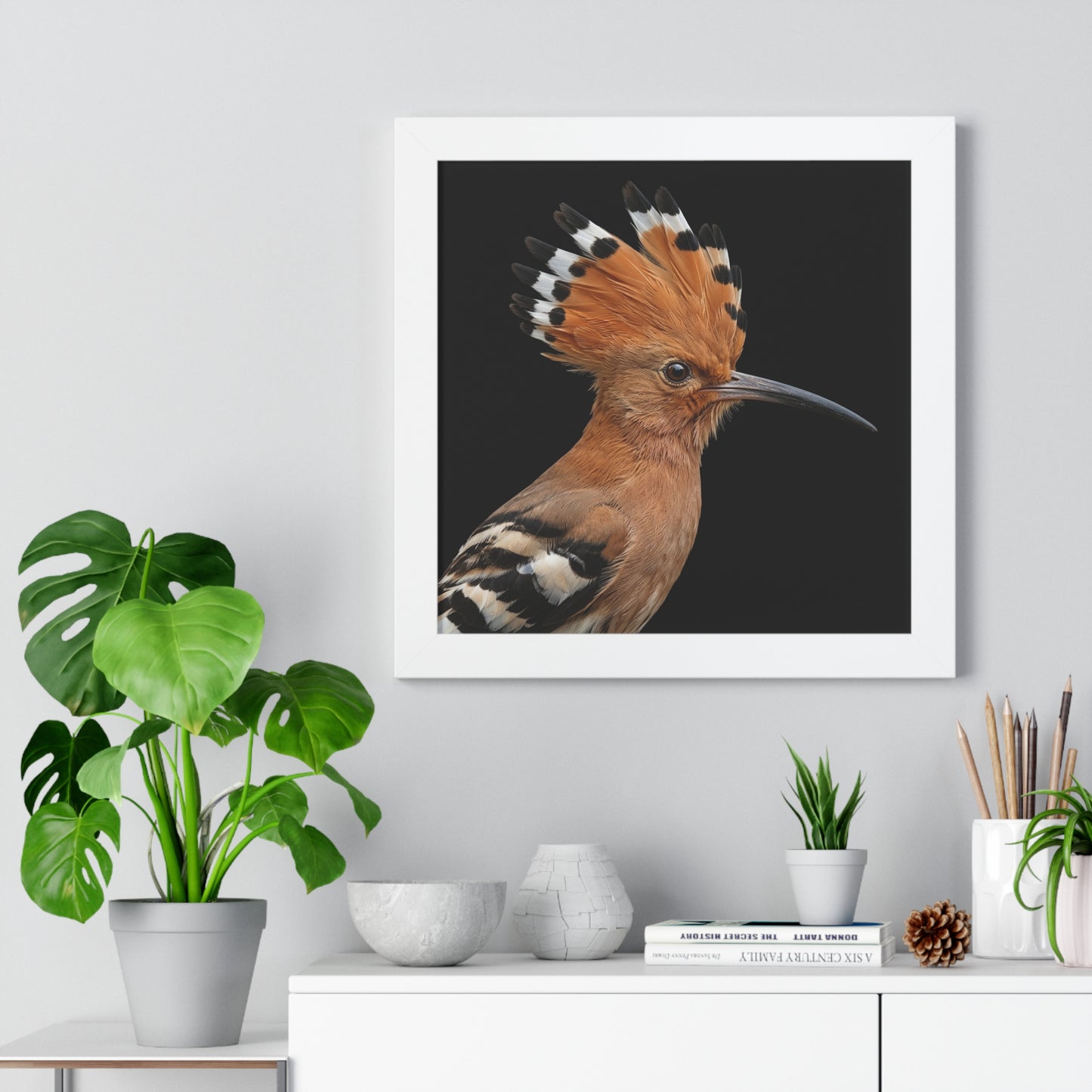 Framed Art Print – Afrikan Hoopoe In Colour