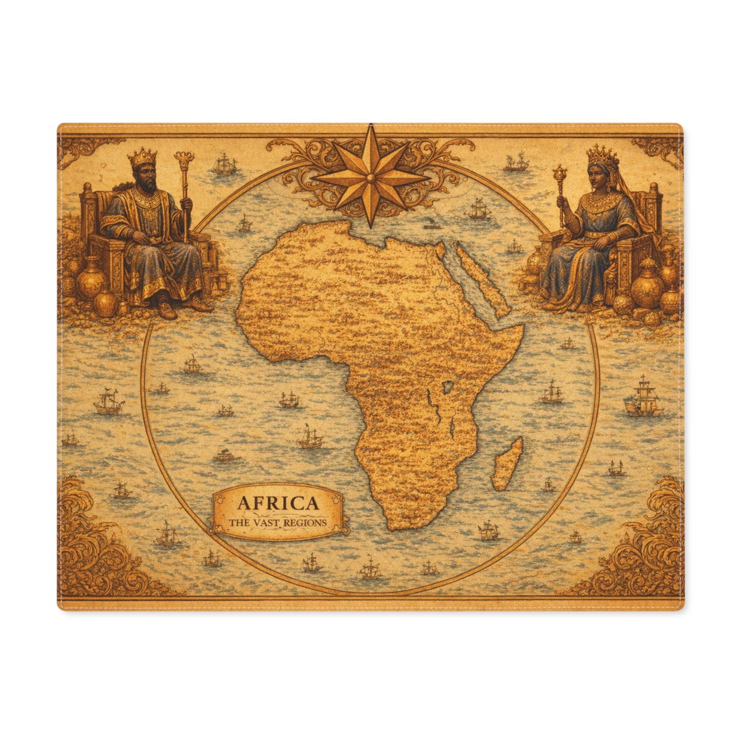 Table Mat — Cartography Afrika VII