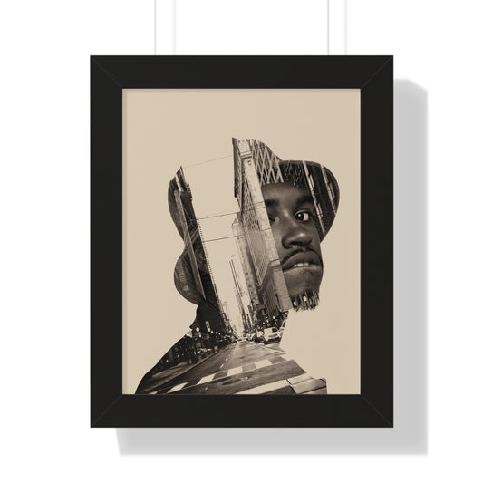 Framed Print — Portrait of Young Man with Cap No. 1