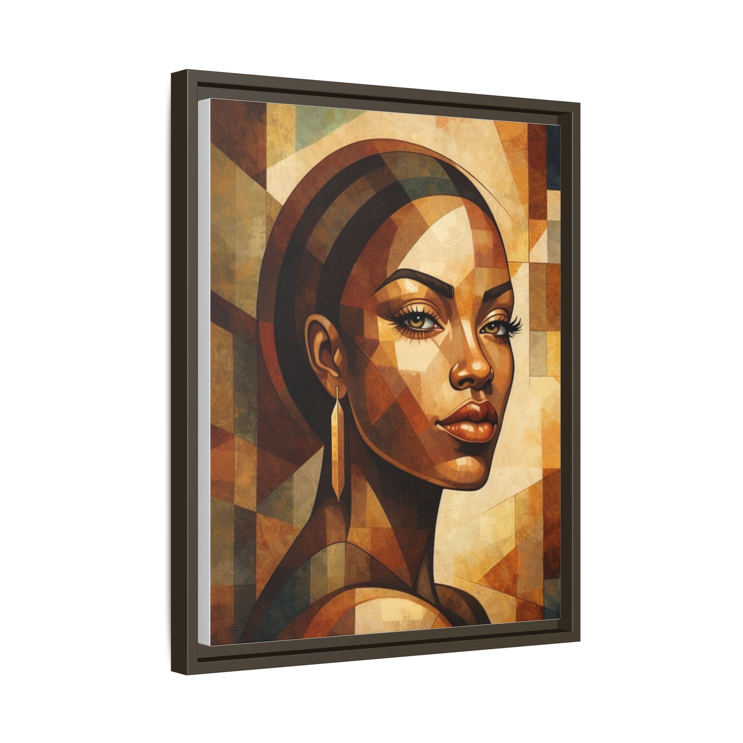 Framed Canvas Print — Brown Beauty No. 2
