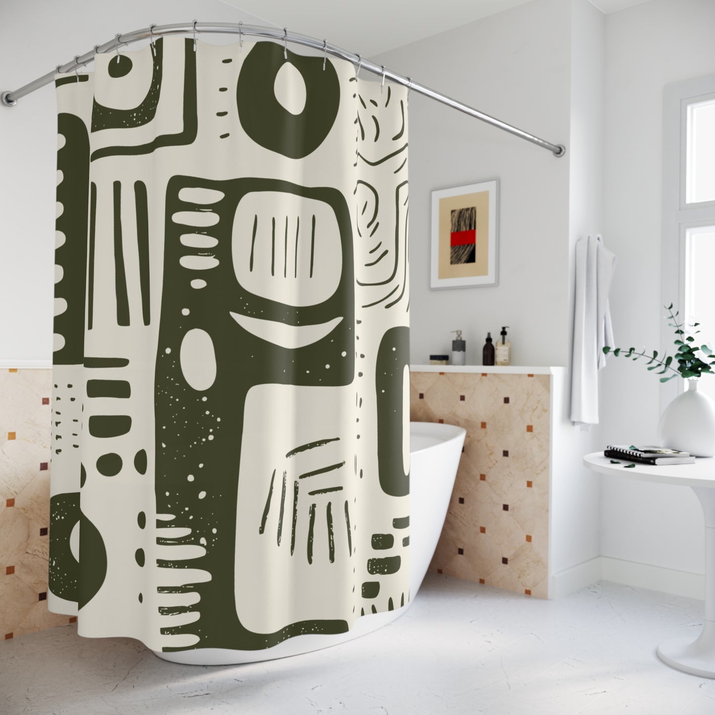 Shower Curtain — Abstract Figure