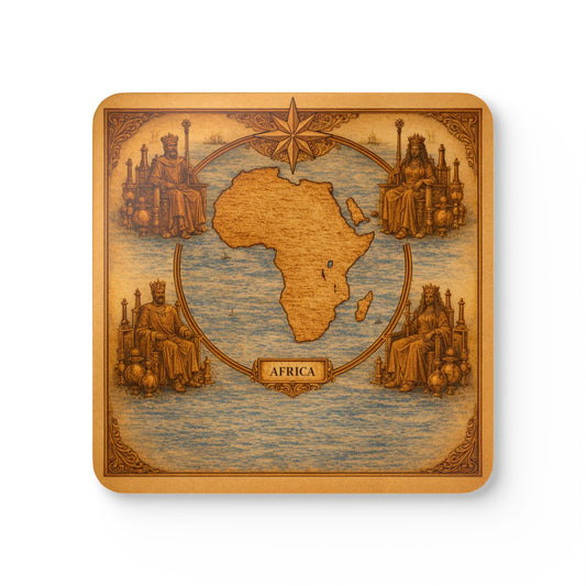 Coaster Set — Cartography Afrika - Kings & Queens