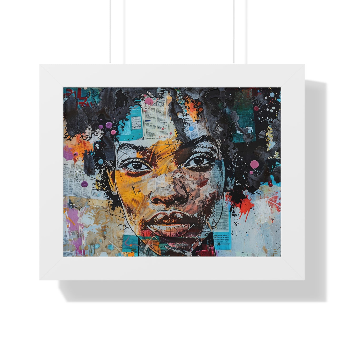 Framed Art Print – Paper Looks No. 1